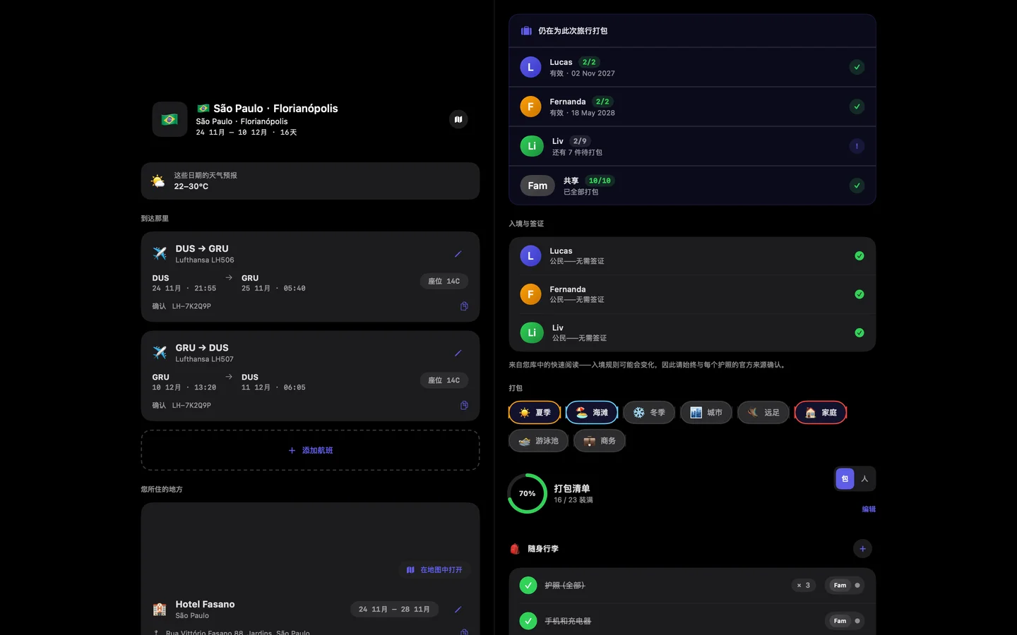Kinfold — 每次旅行，清晰规划。 · Mac (zh-Hans)