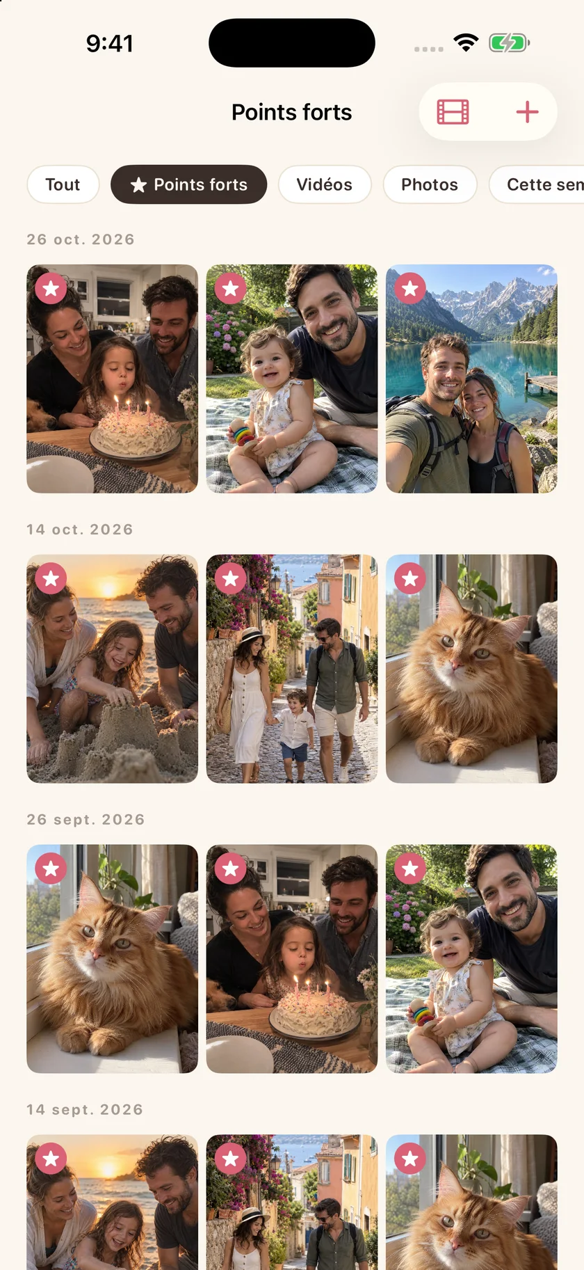 Memories — Moments forts (fr-CA)