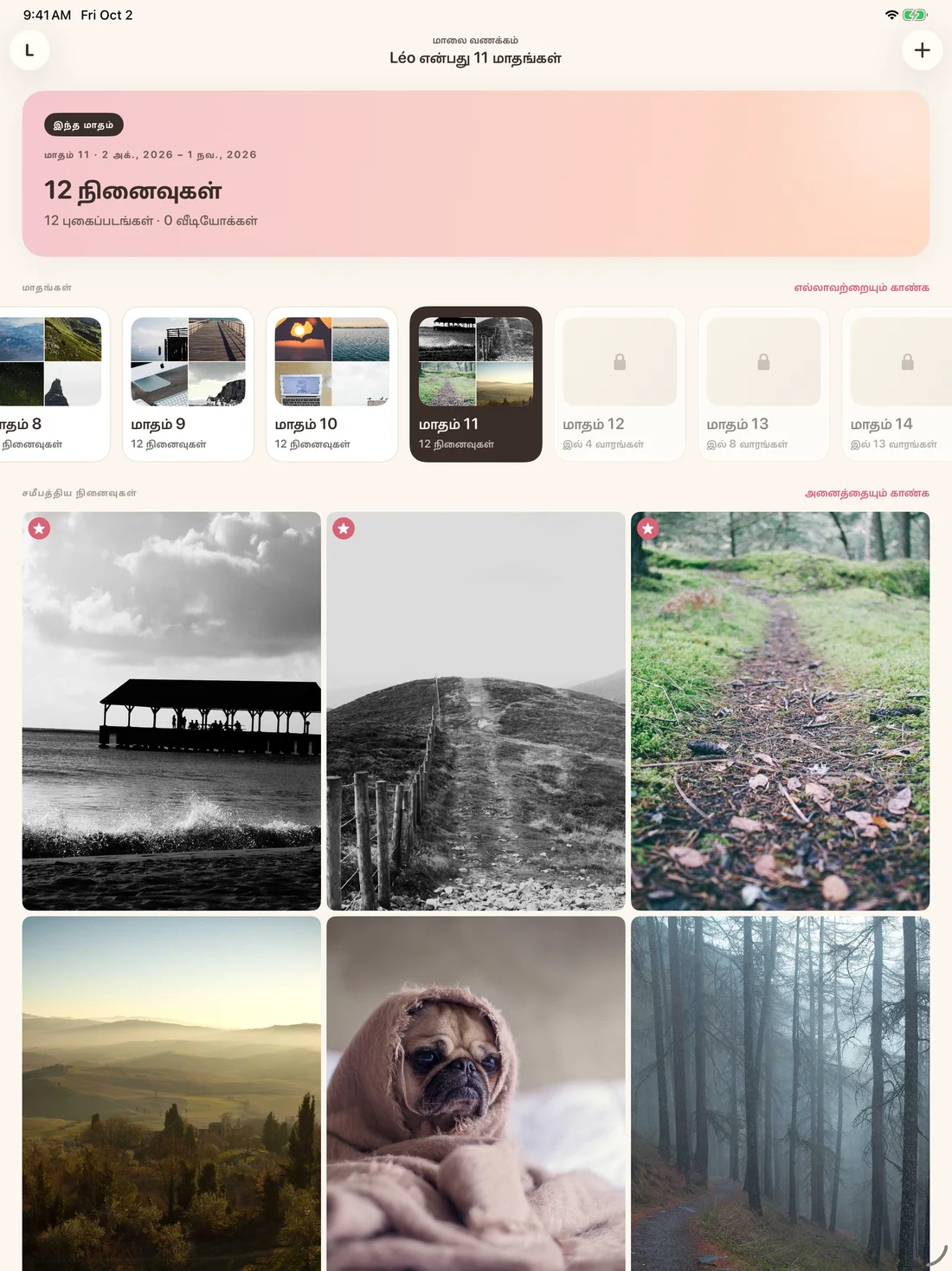 Memories on iPad — ta