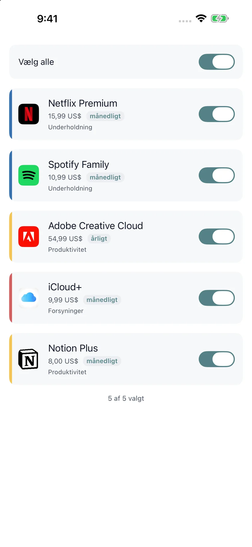 MyRenewals — Gennemgang af import (da)