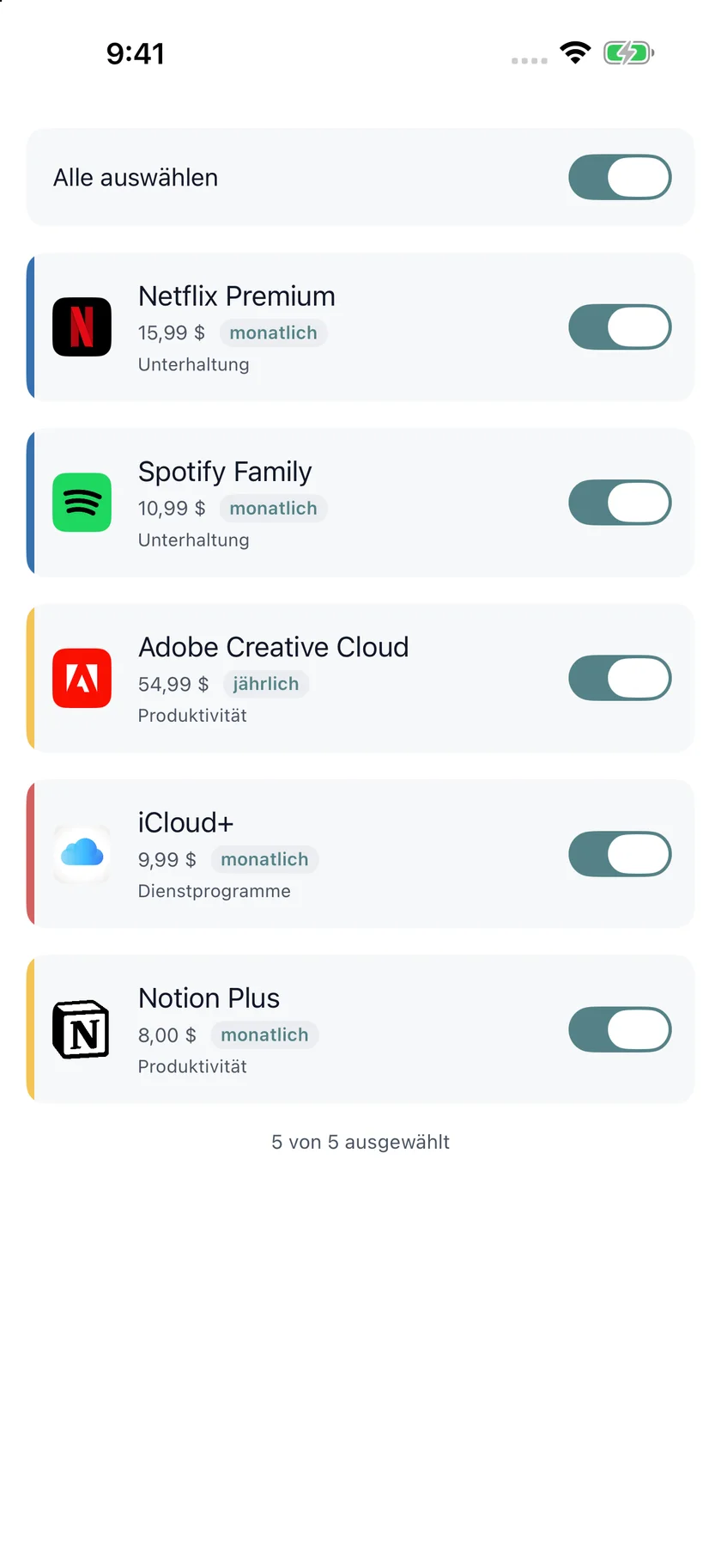 MyRenewals — Import-Überprüfung (de)