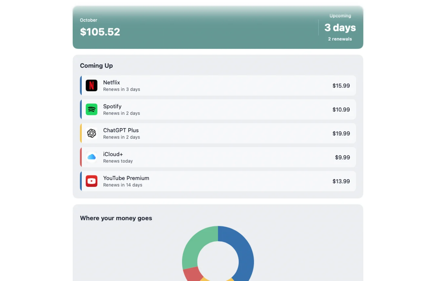 MyRenewals on Mac — en-US