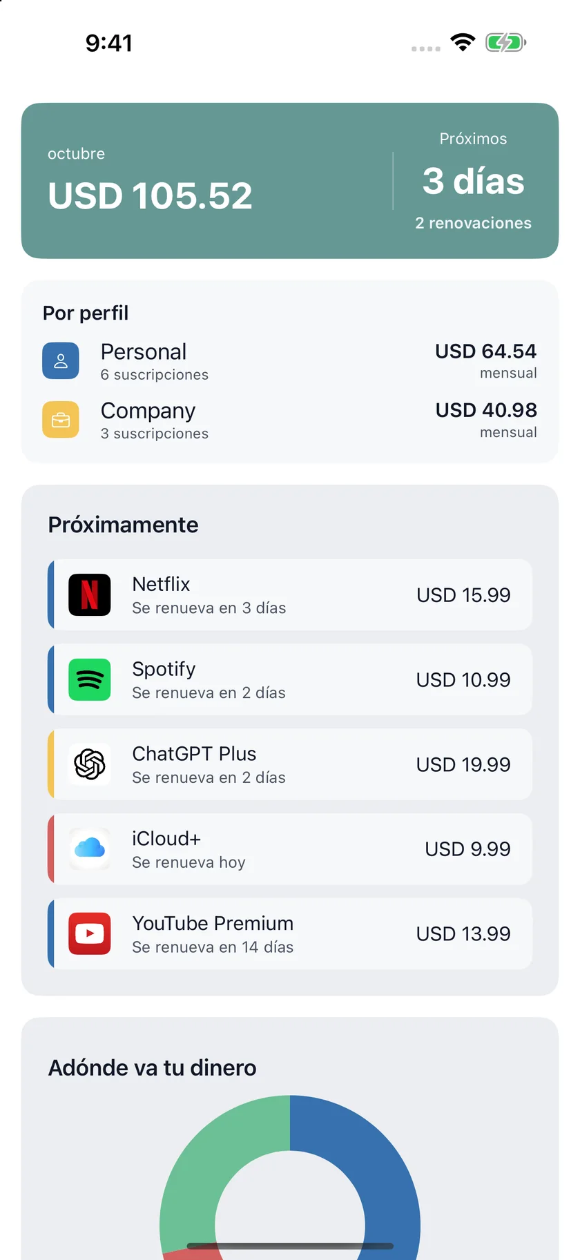 MyRenewals — Personal y empresa (es-419)