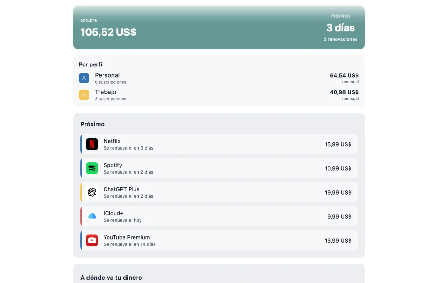 MyRenewals — Personal y empresa · Mac (es)