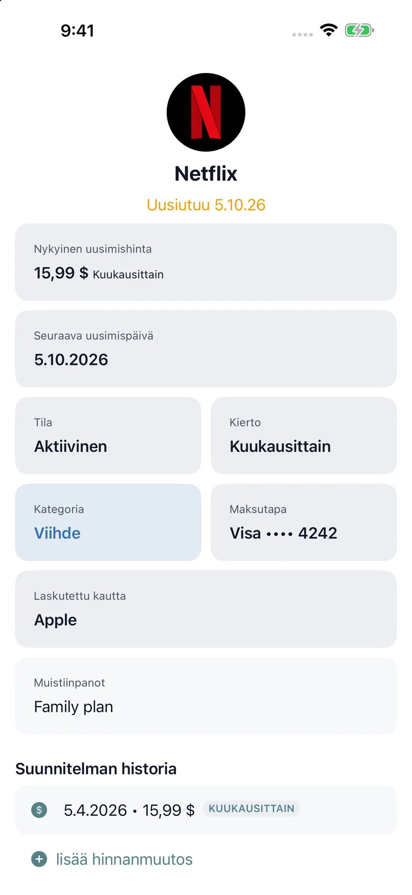 MyRenewals — Tilauksen tiedot (fi)