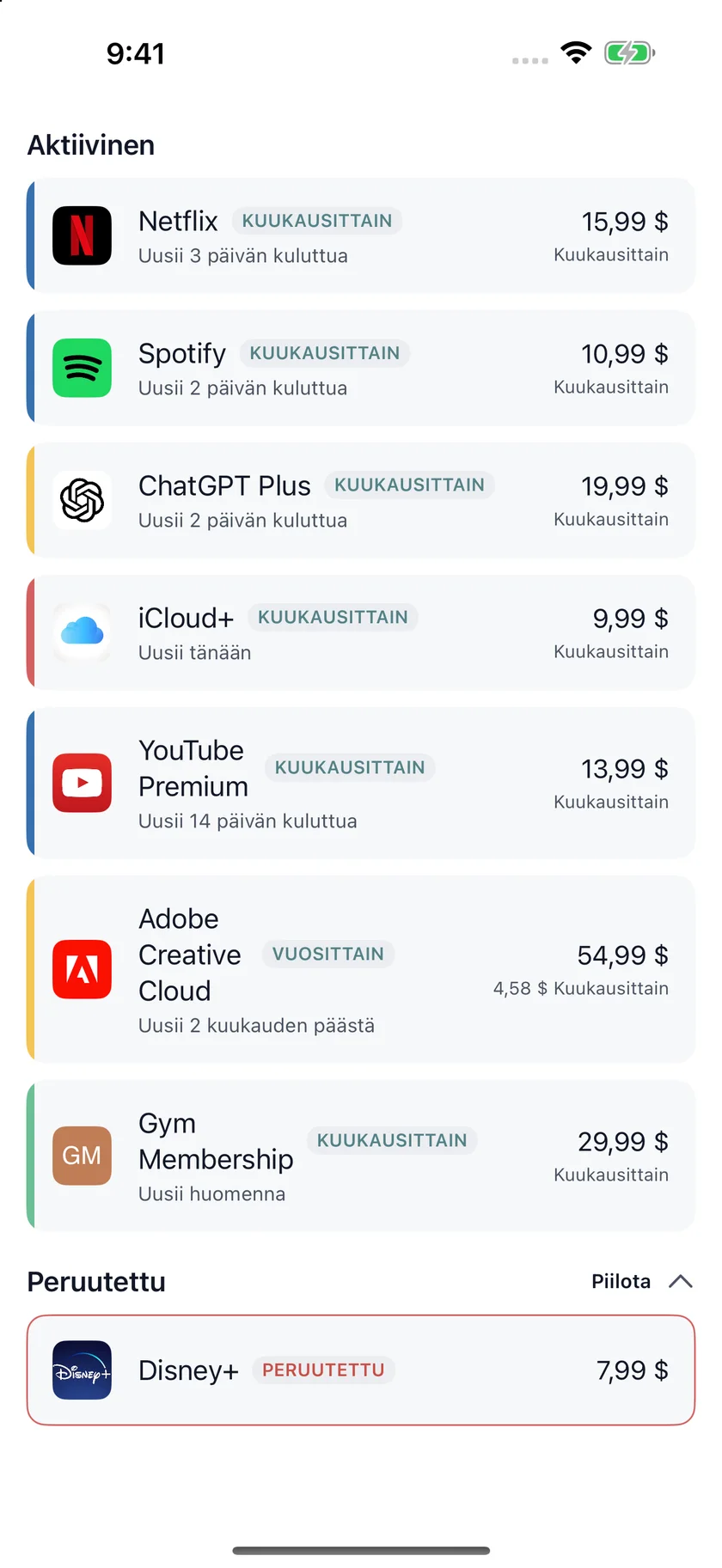 MyRenewals — Tilausluettelo (fi)