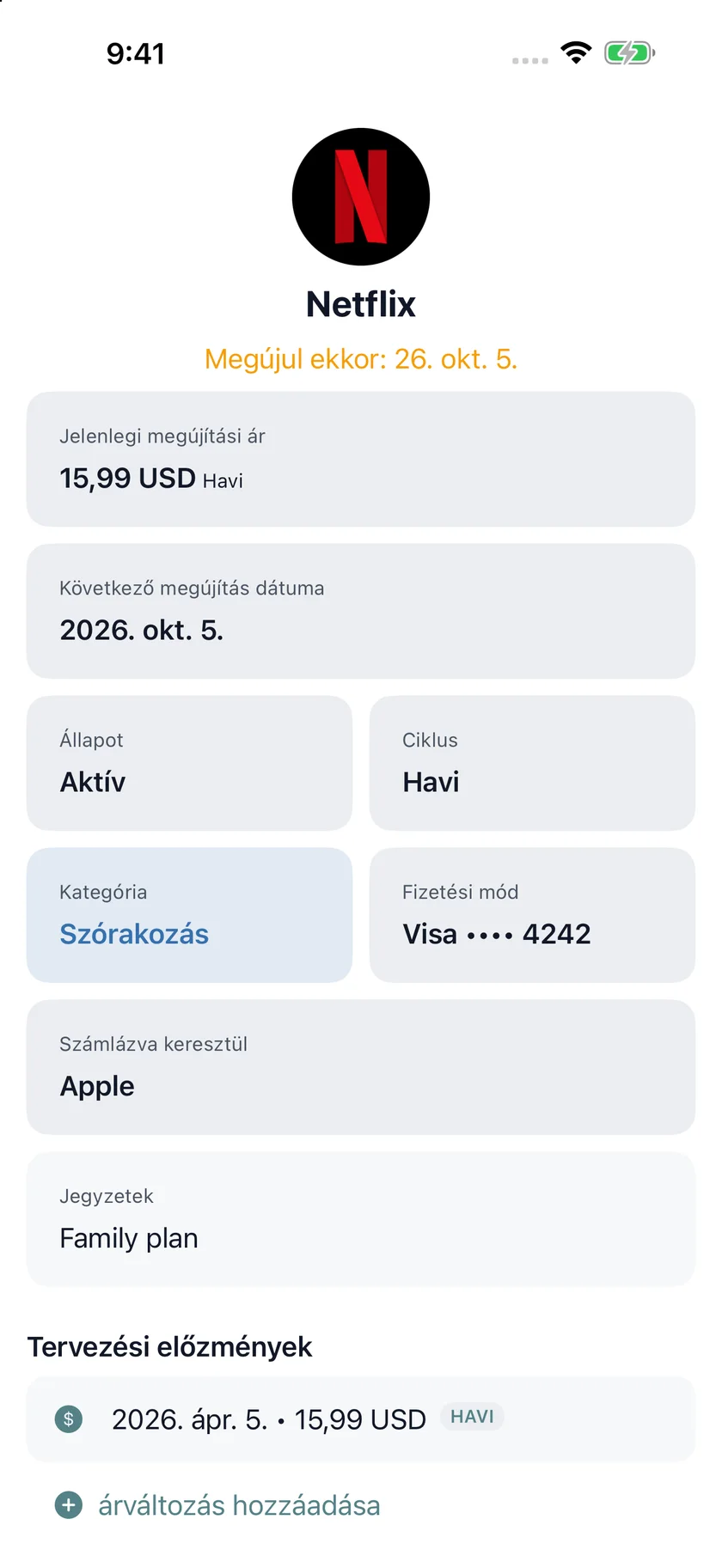 MyRenewals — Előfizetés részletei (hu)