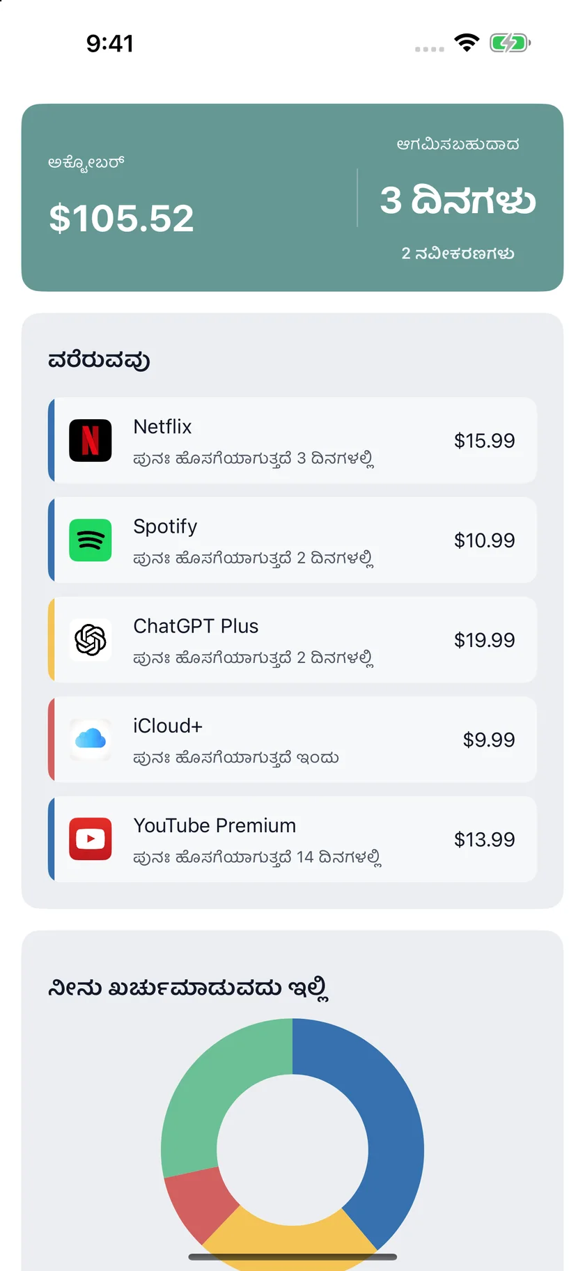 MyRenewals — ನಿಮ್ಮ ಅವಲೋಕನ (kn)