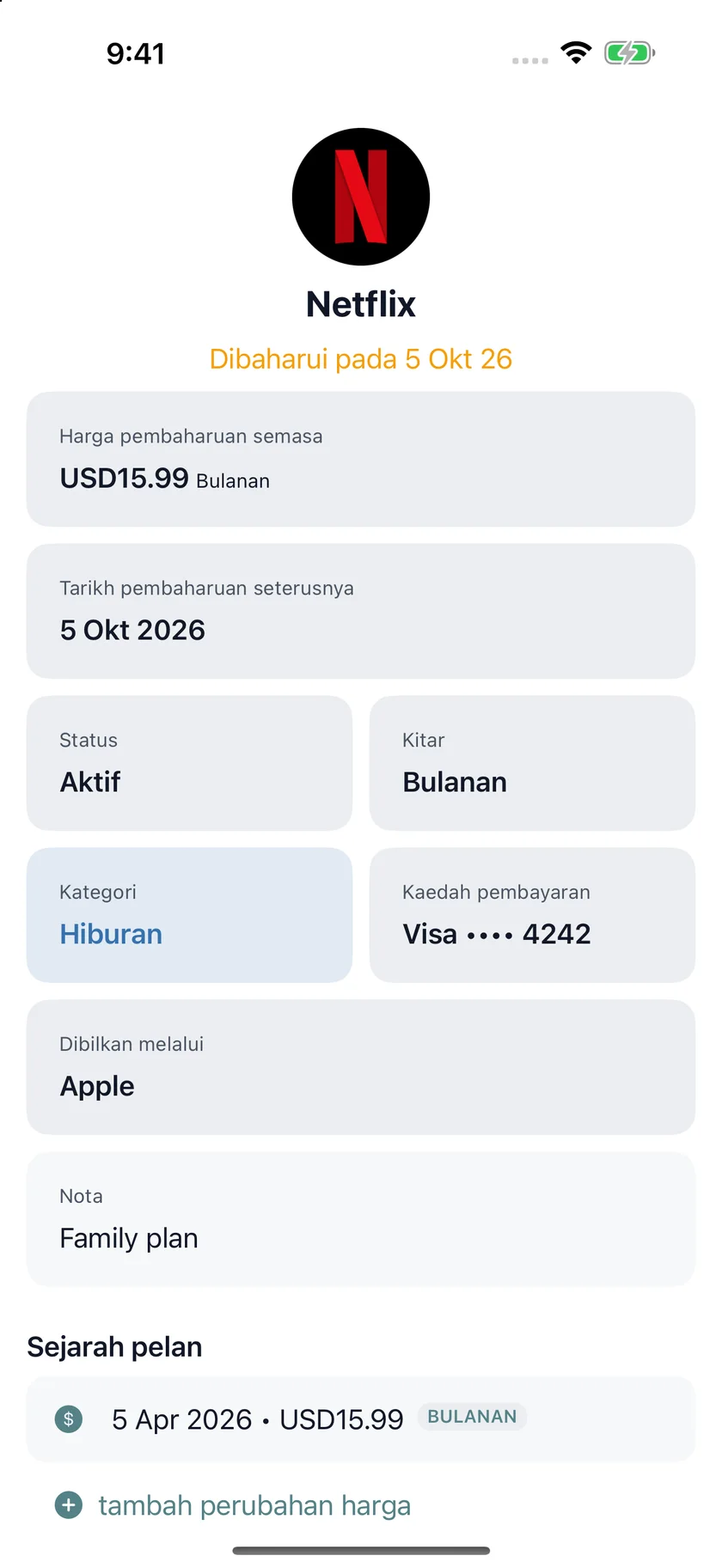 MyRenewals — Butiran pelan (ms)