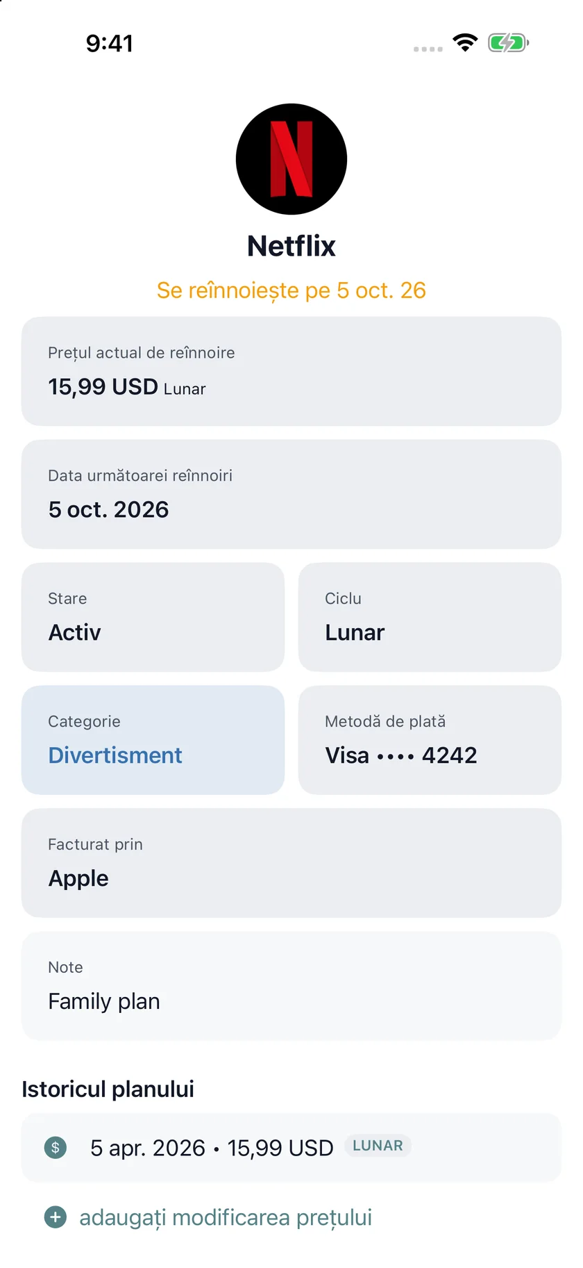 MyRenewals — Detalii plan (ro)