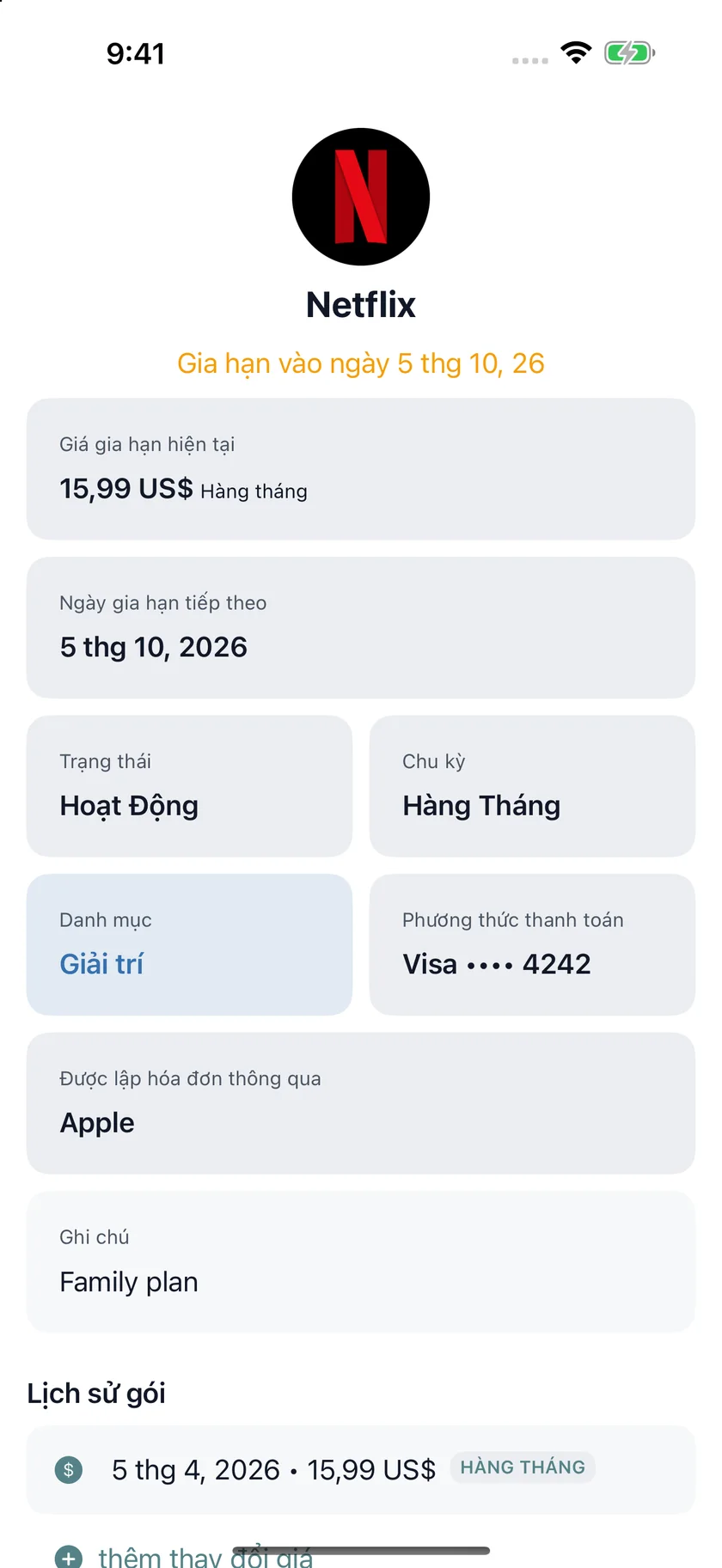 MyRenewals — Chi tiết gói dịch vụ (vi)
