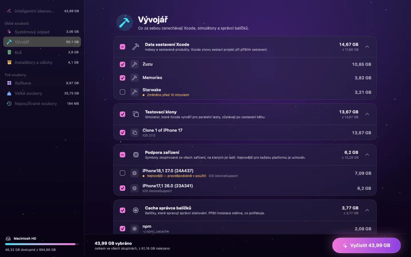 Poof — Vývojář (cs)