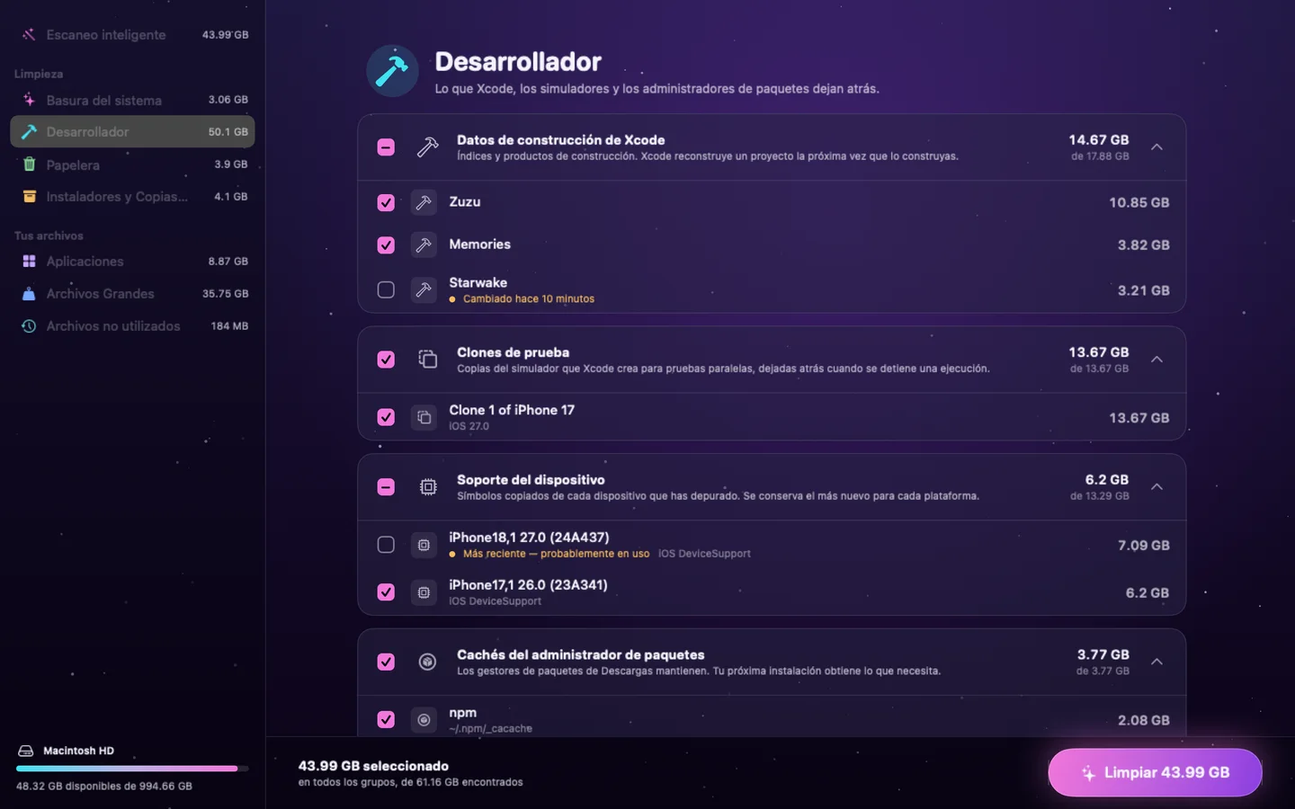 Poof — Desarrollador (es-US)