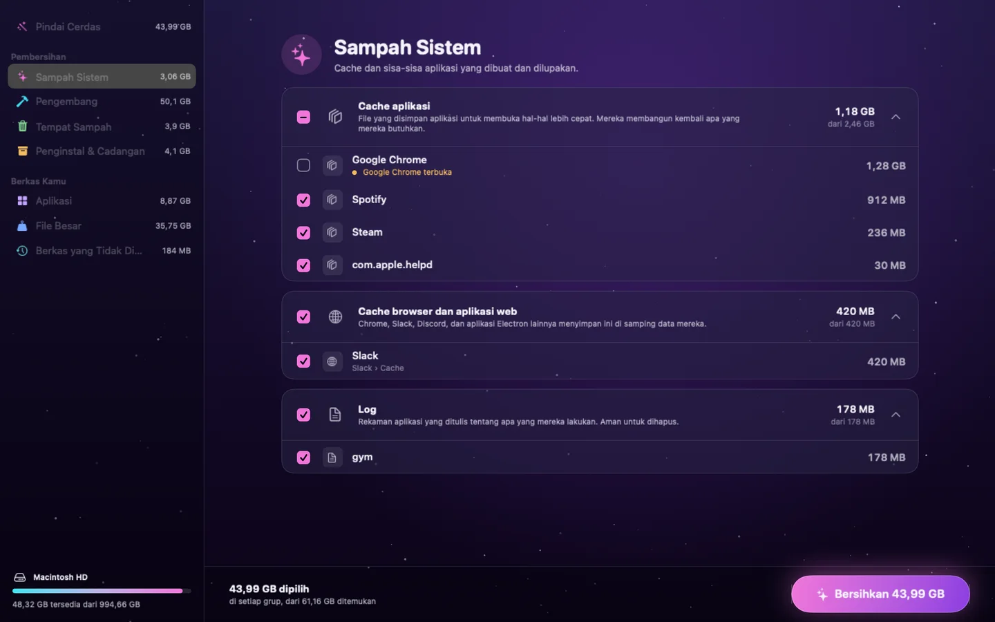 Poof — Sampah Sistem (id)