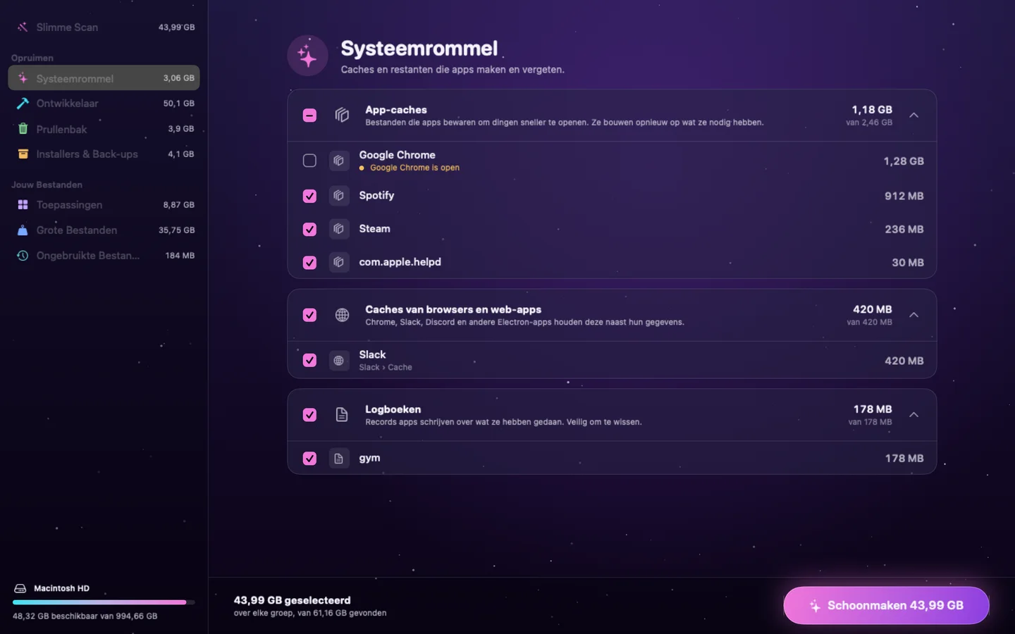 Poof — Systeembestanden (nl)