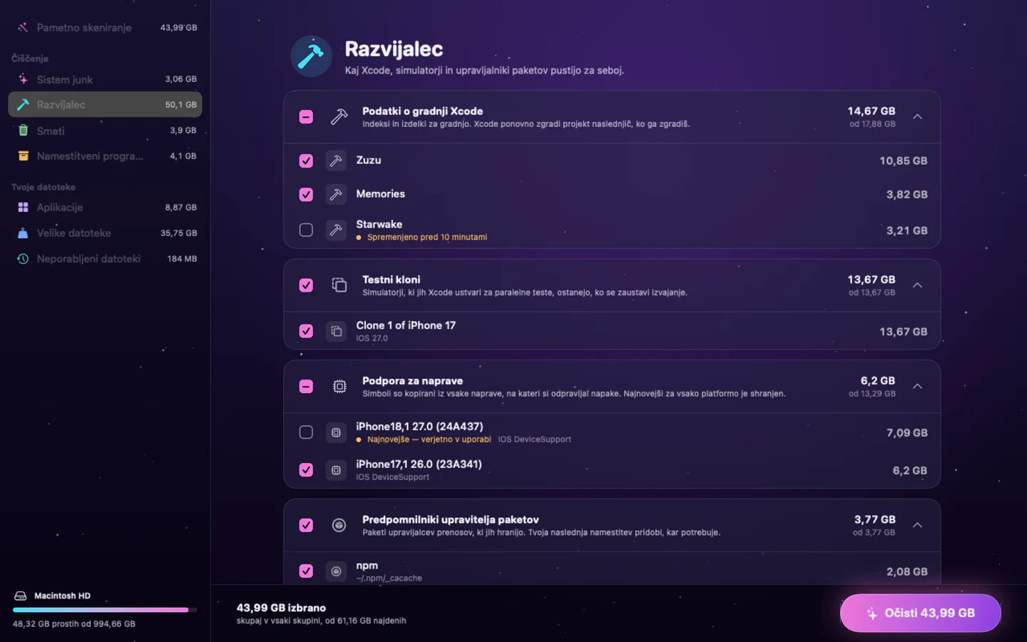 Poof — Razvijalec (sl)