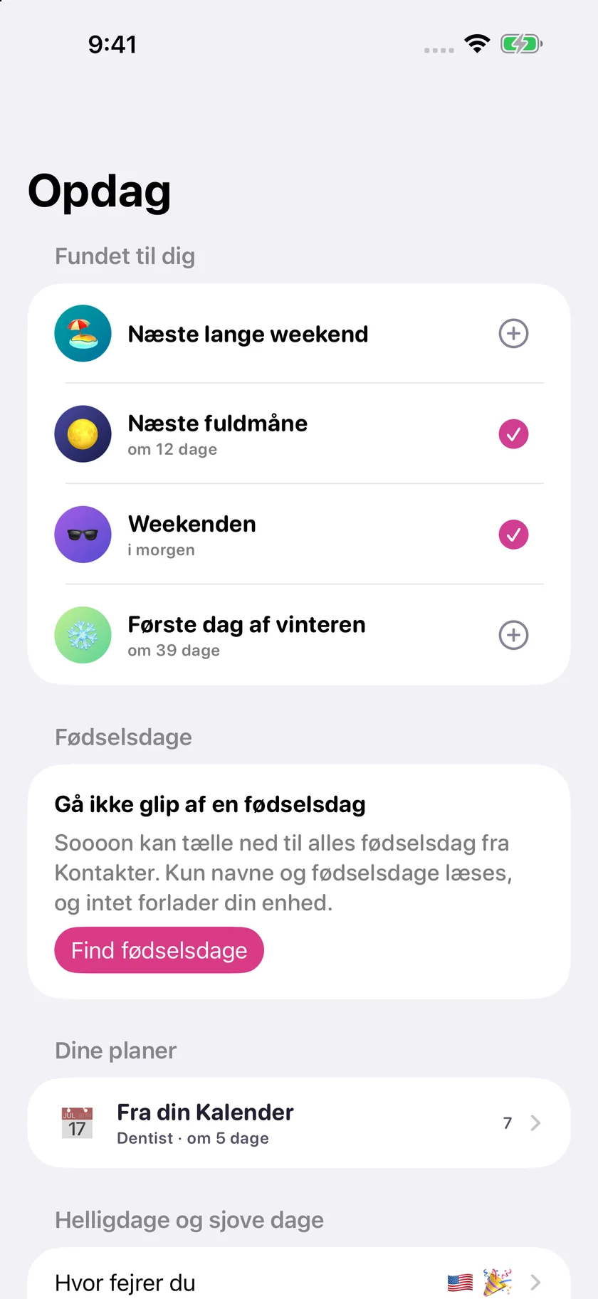 Soooon — Højtider (da)