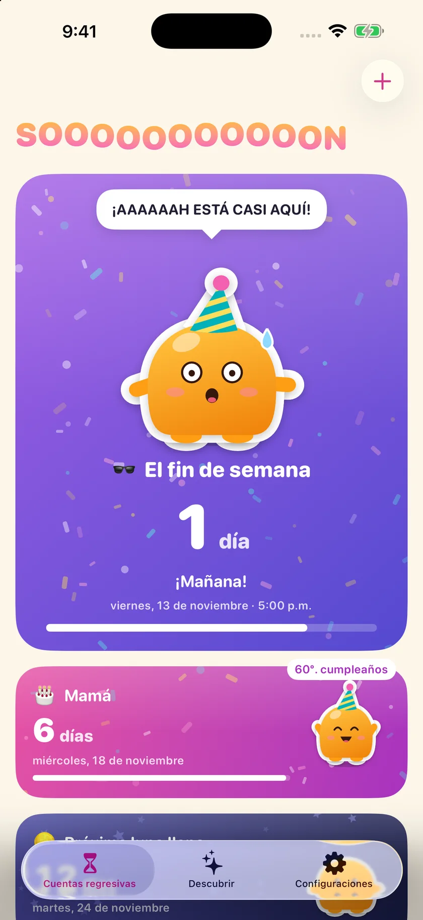 Soooon — Tus cuentas atrás (es-US)