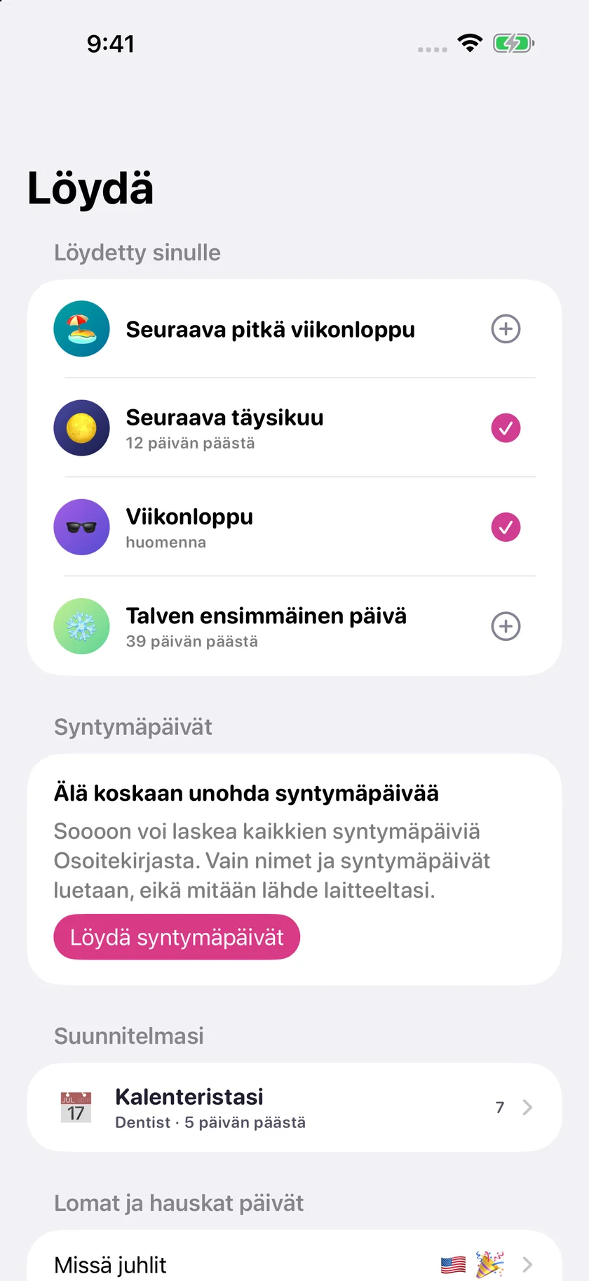 Soooon — Juhlapäivät (fi)