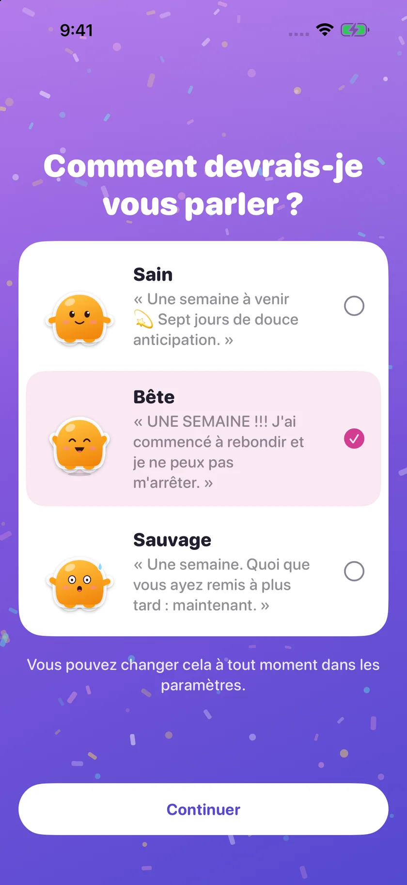 Soooon — Personnalité (fr-CA)