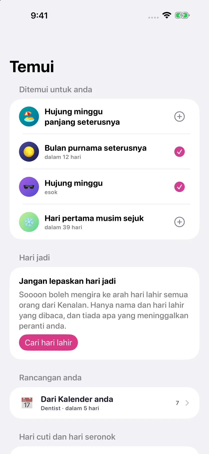 Soooon — Perayaan (ms)