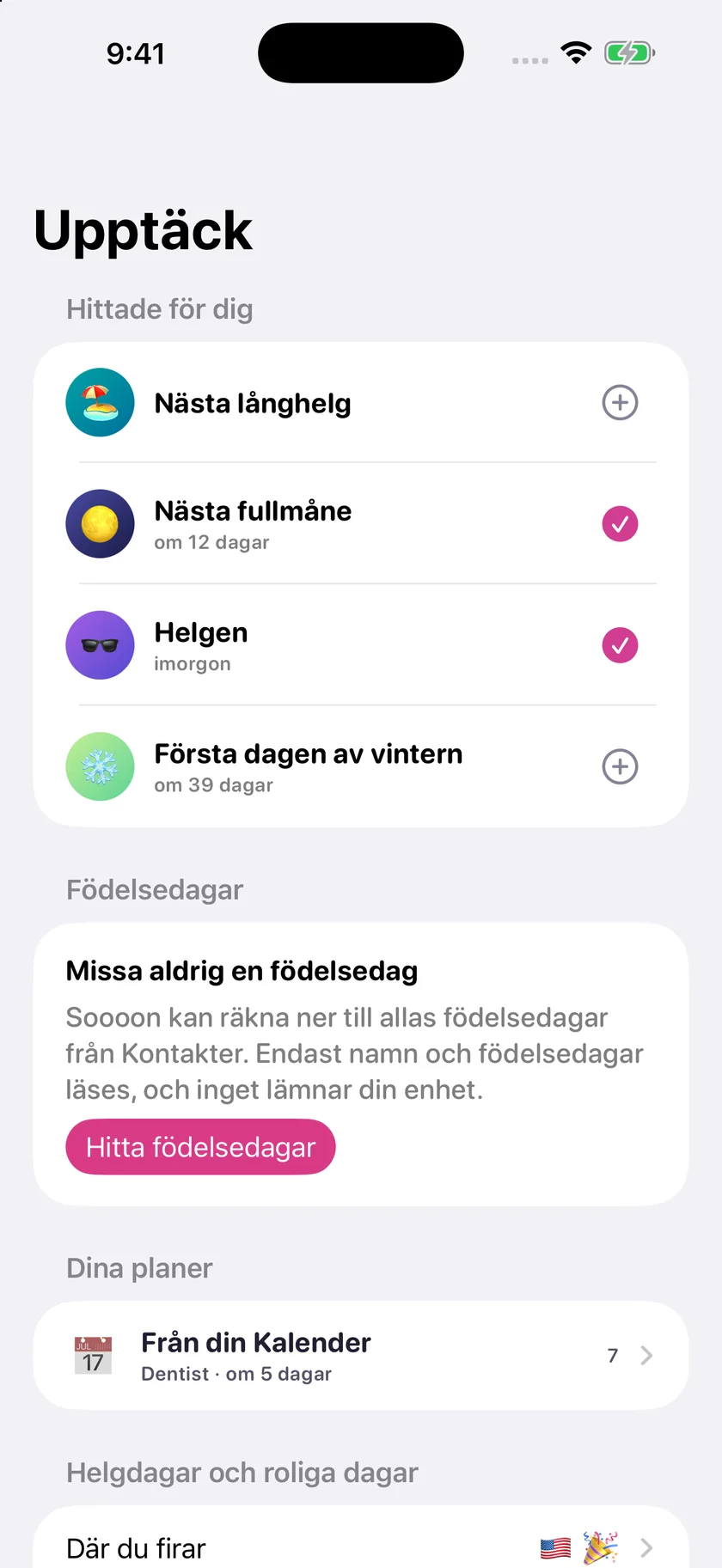 Soooon — Högtider (sv)