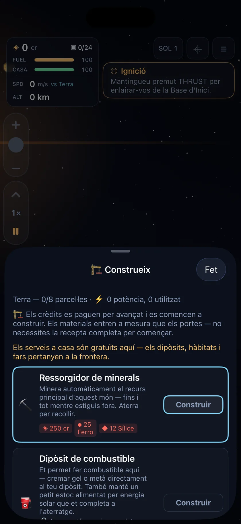 Sundust — Construeix avançades (ca)
