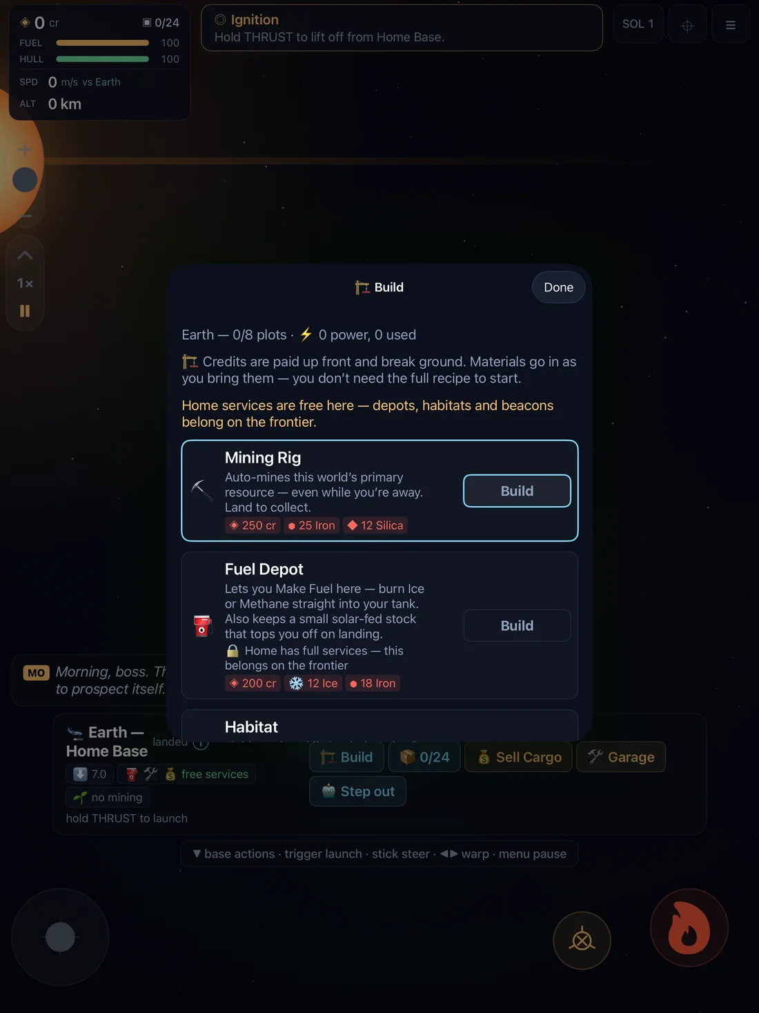 Sundust — Build outposts · iPad (en-US)