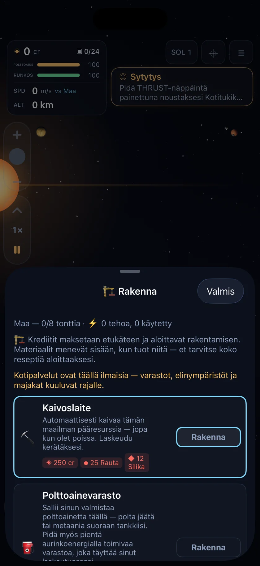 Sundust — Rakenna etuvartioita (fi)