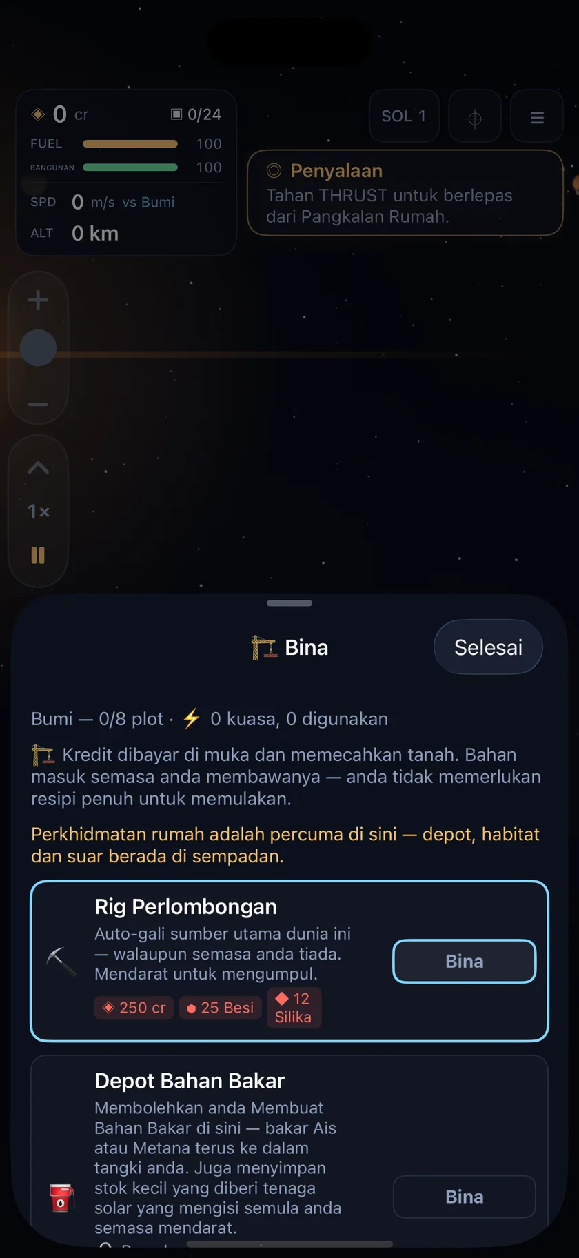 Sundust — Bina pos luar (ms)