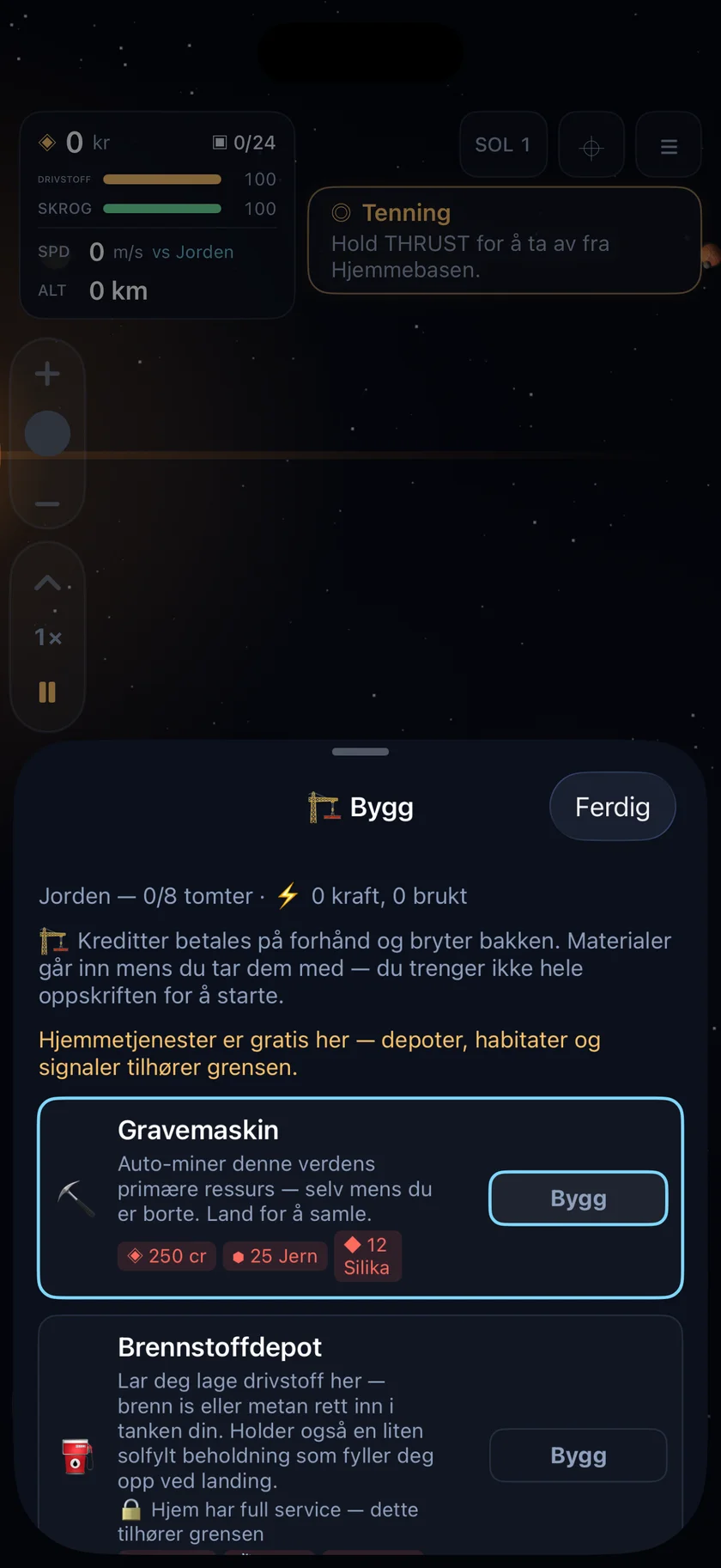 Sundust — Bygg utposter (nb)