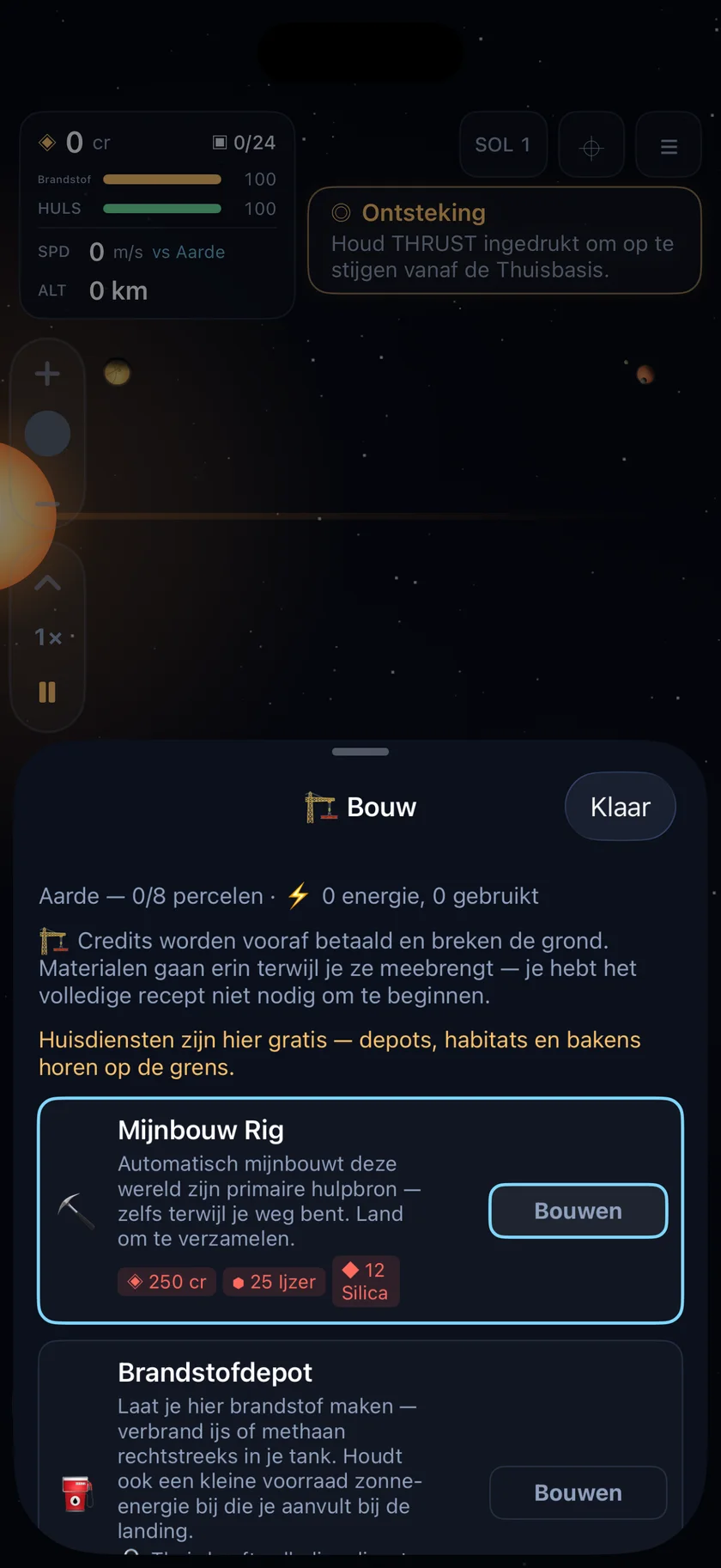 Sundust — Bouw buitenposten (nl)
