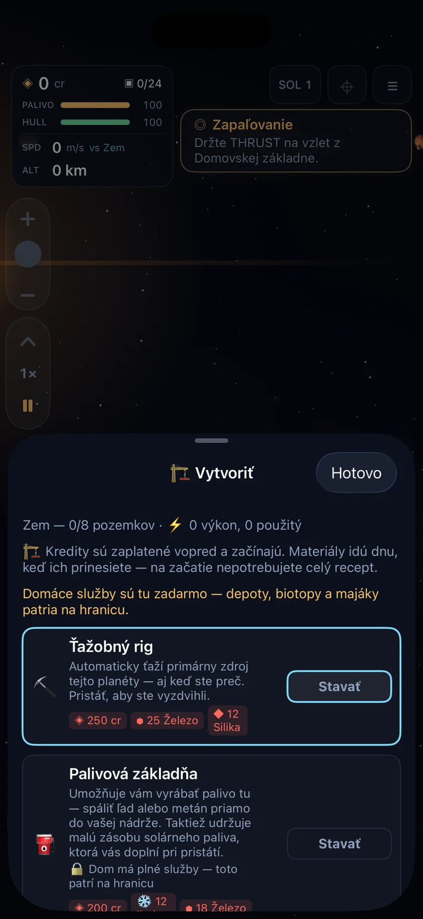 Sundust — Budujte základne (sk)