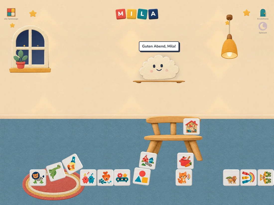 TumTum on iPad — de