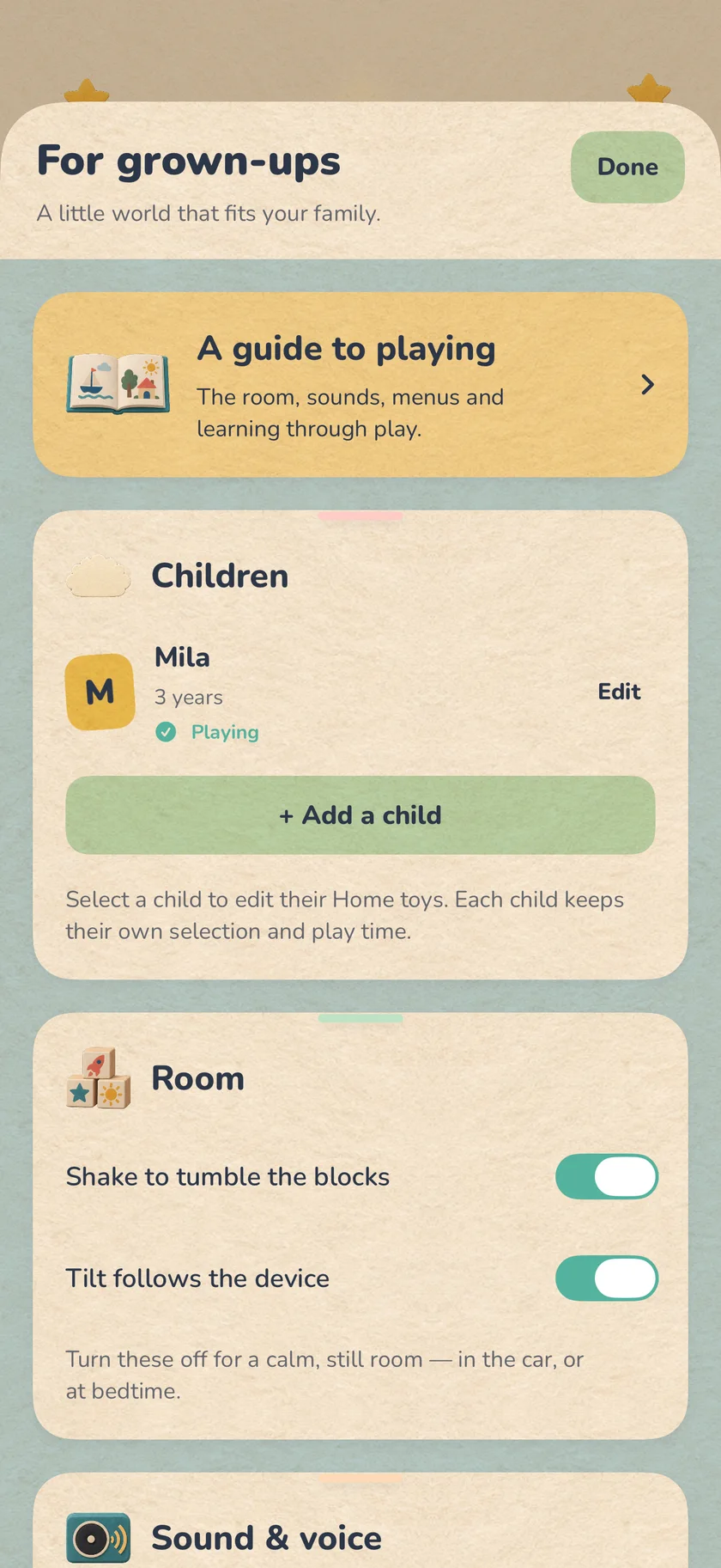 TumTum — For grown-ups (en-US)