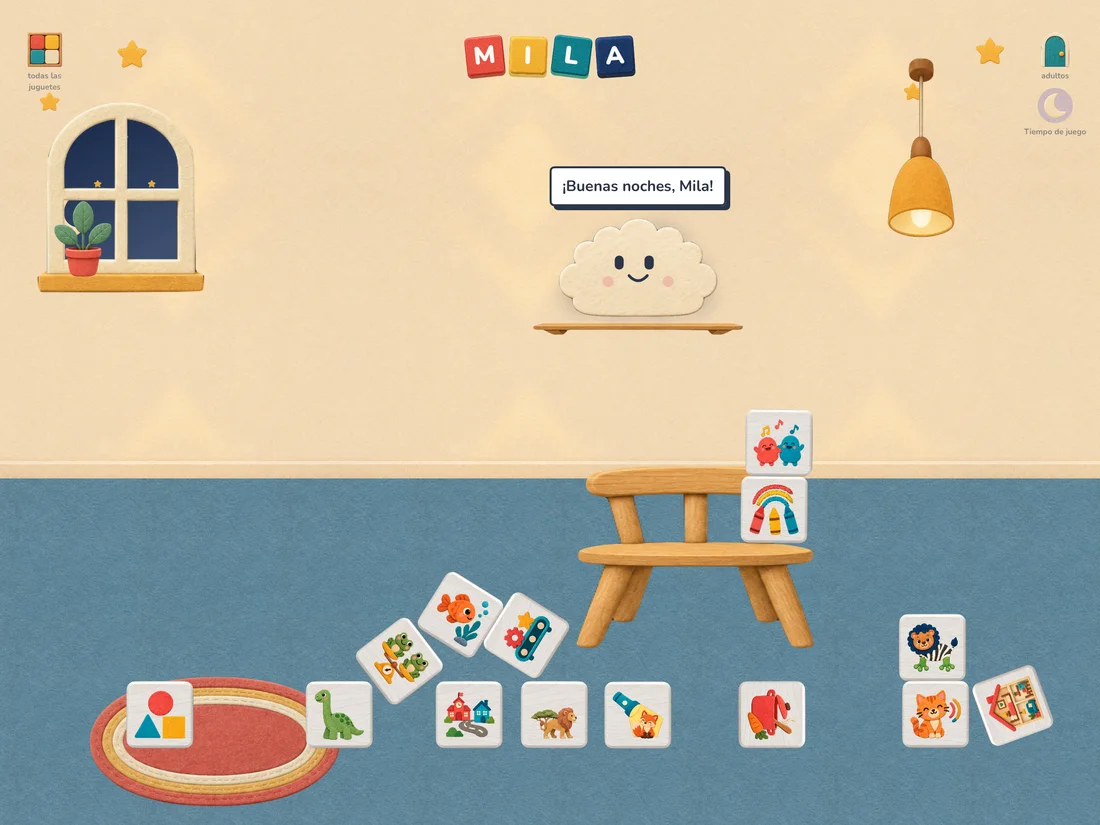 TumTum on iPad — es