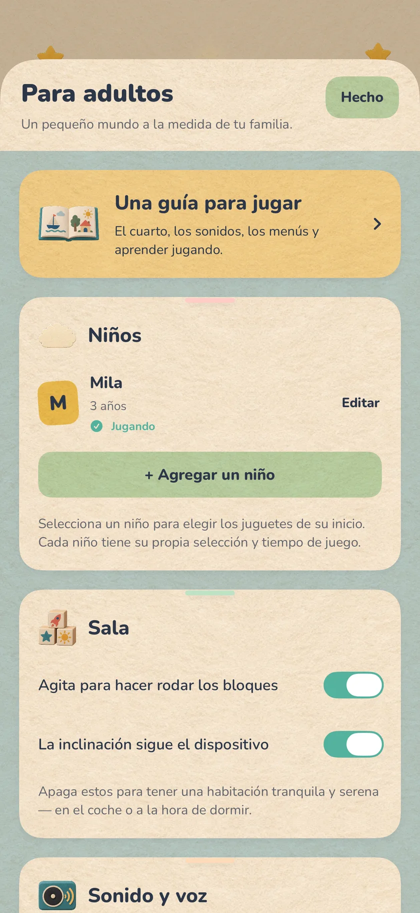 TumTum — Para adultos (es)