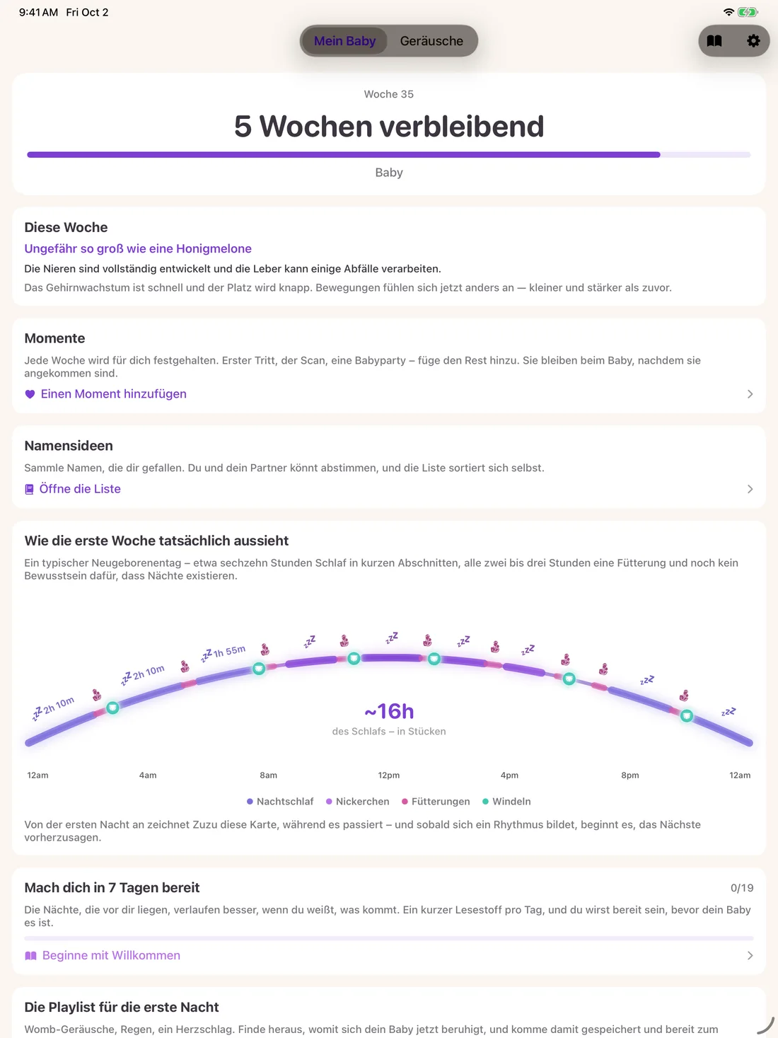 Zuzu — Schwangerschafts-Countdown · iPad (de)