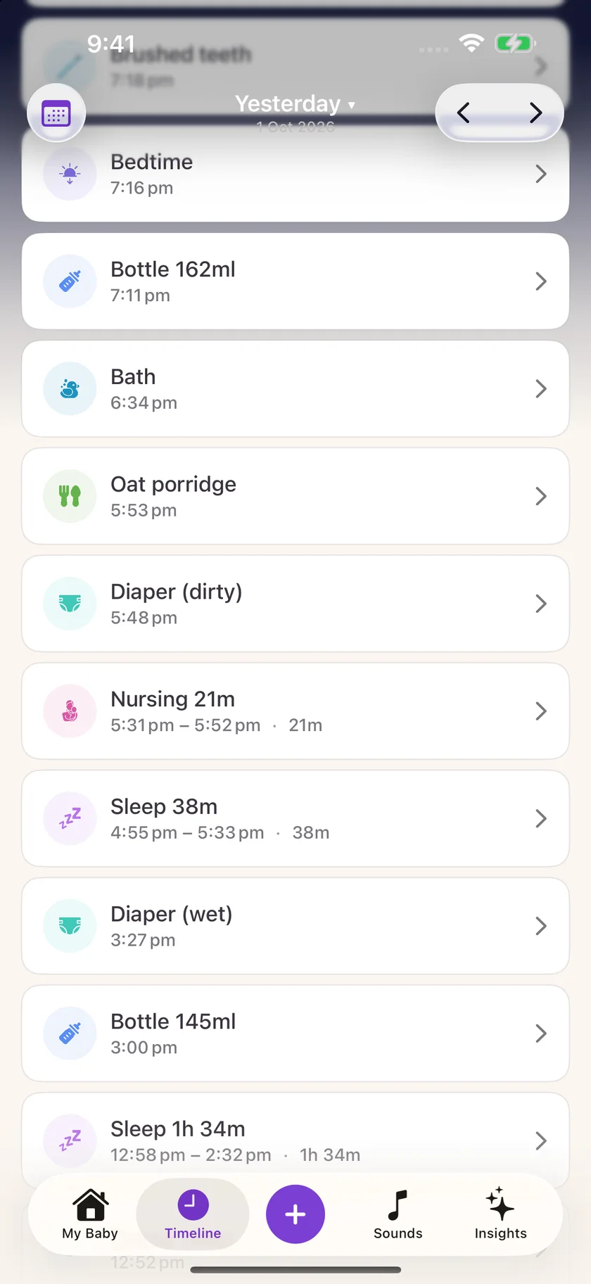 Zuzu — Sleep and wake timing (en-AU)