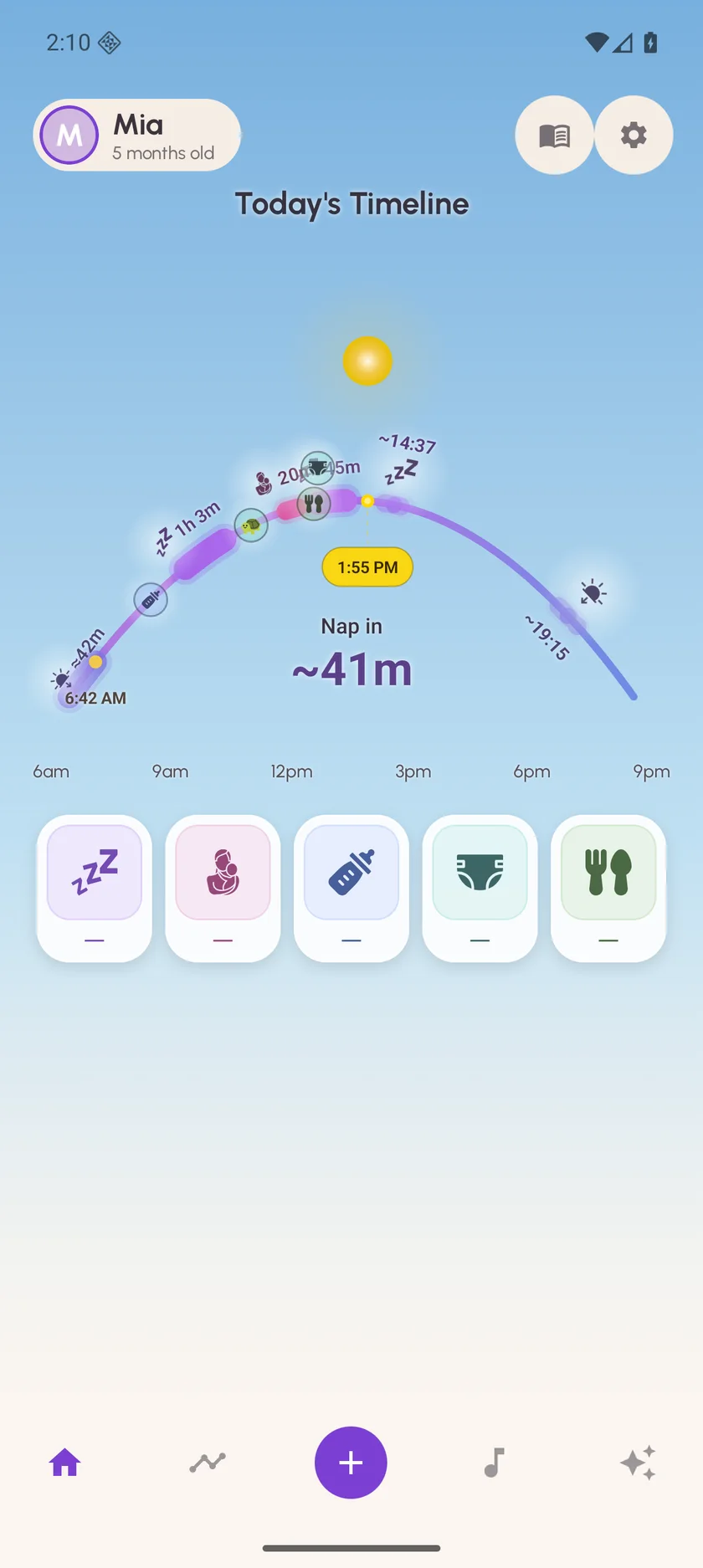 Zuzu — Sleep and wake timing · Android (en-US)