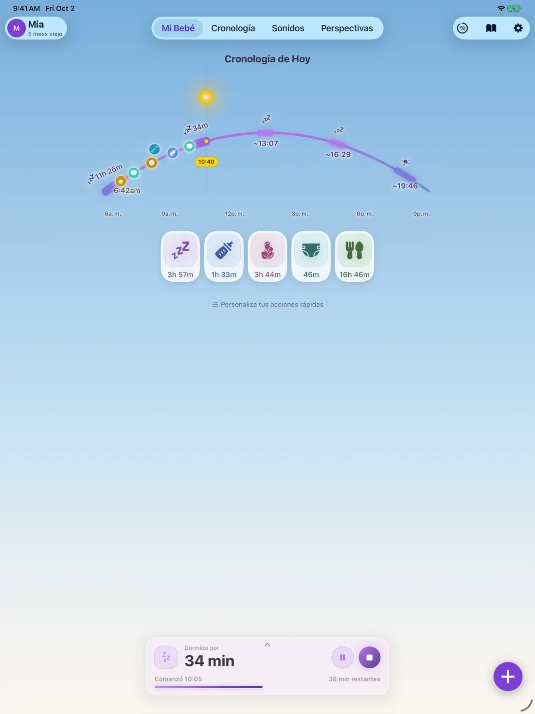 Zuzu on iPad — es