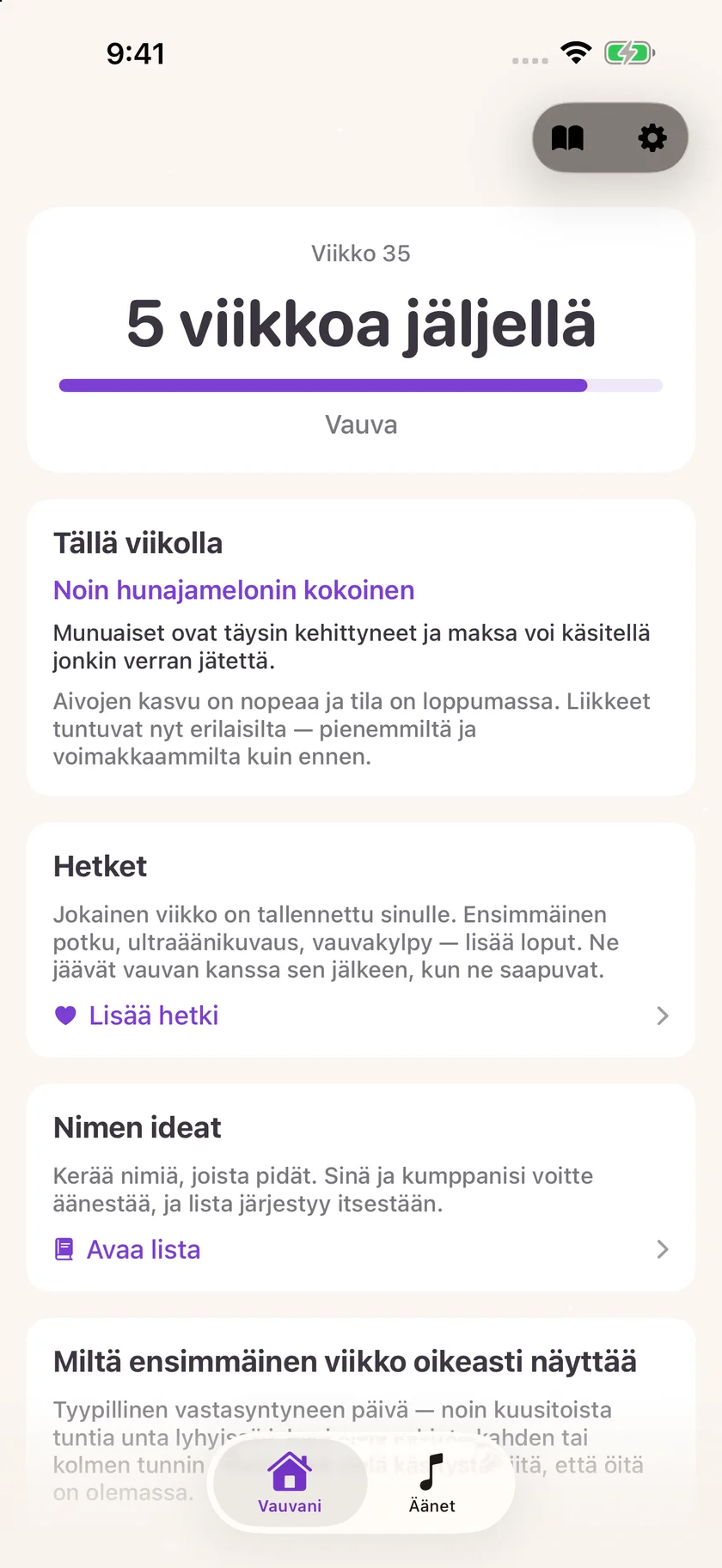 Zuzu — Raskauden ajanlaskenta (fi)