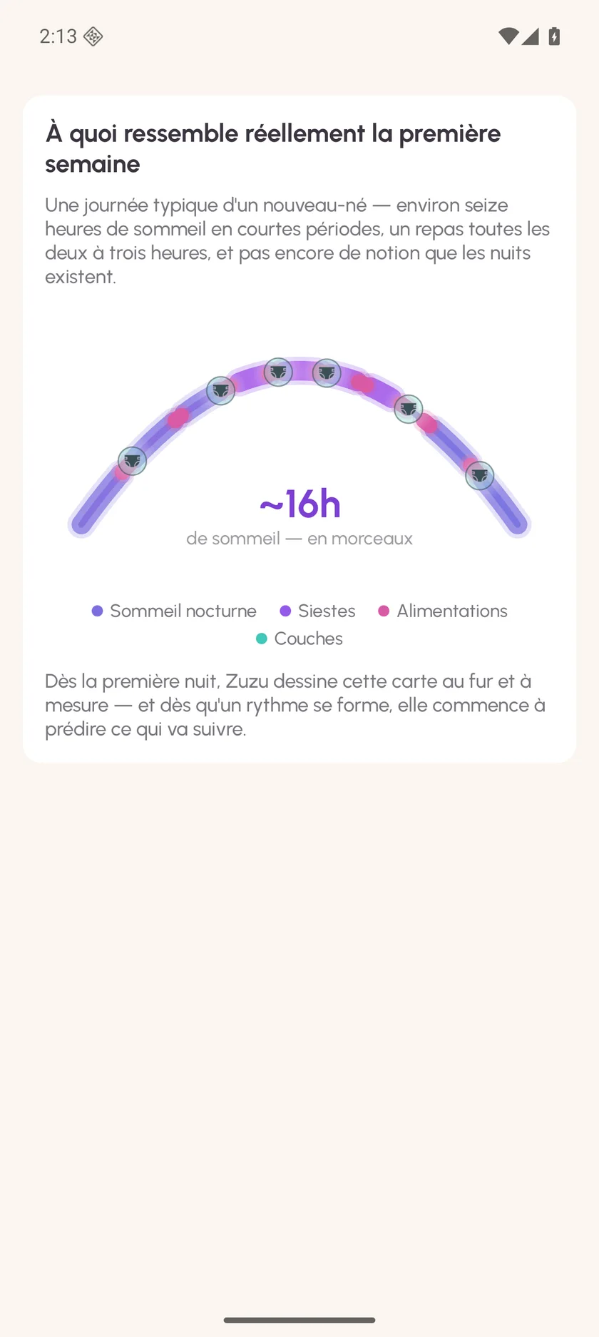 Zuzu — Suivi du sommeil · Android (fr)