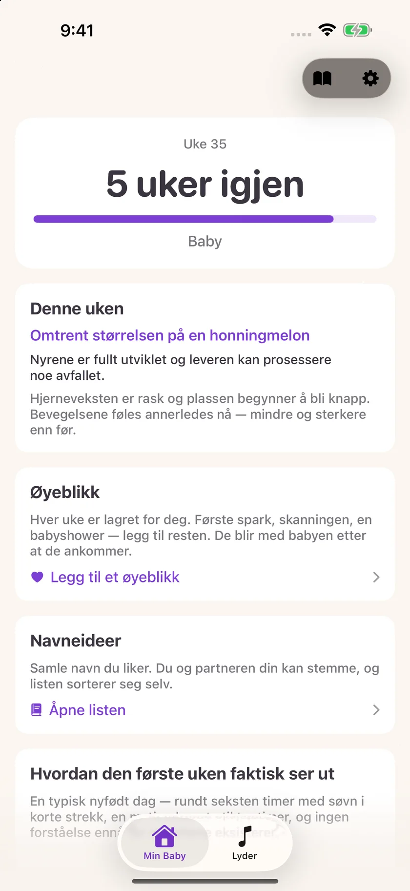 Zuzu — Nedtelling til fødsel (nb)