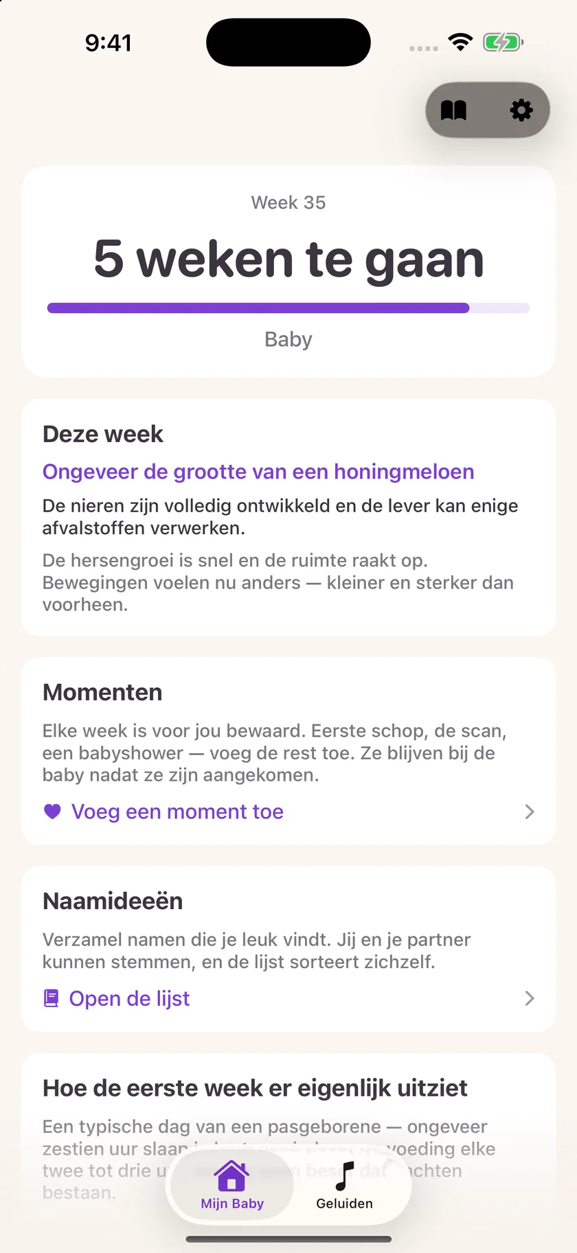 Zuzu — Aftellen tot de geboorte (nl)