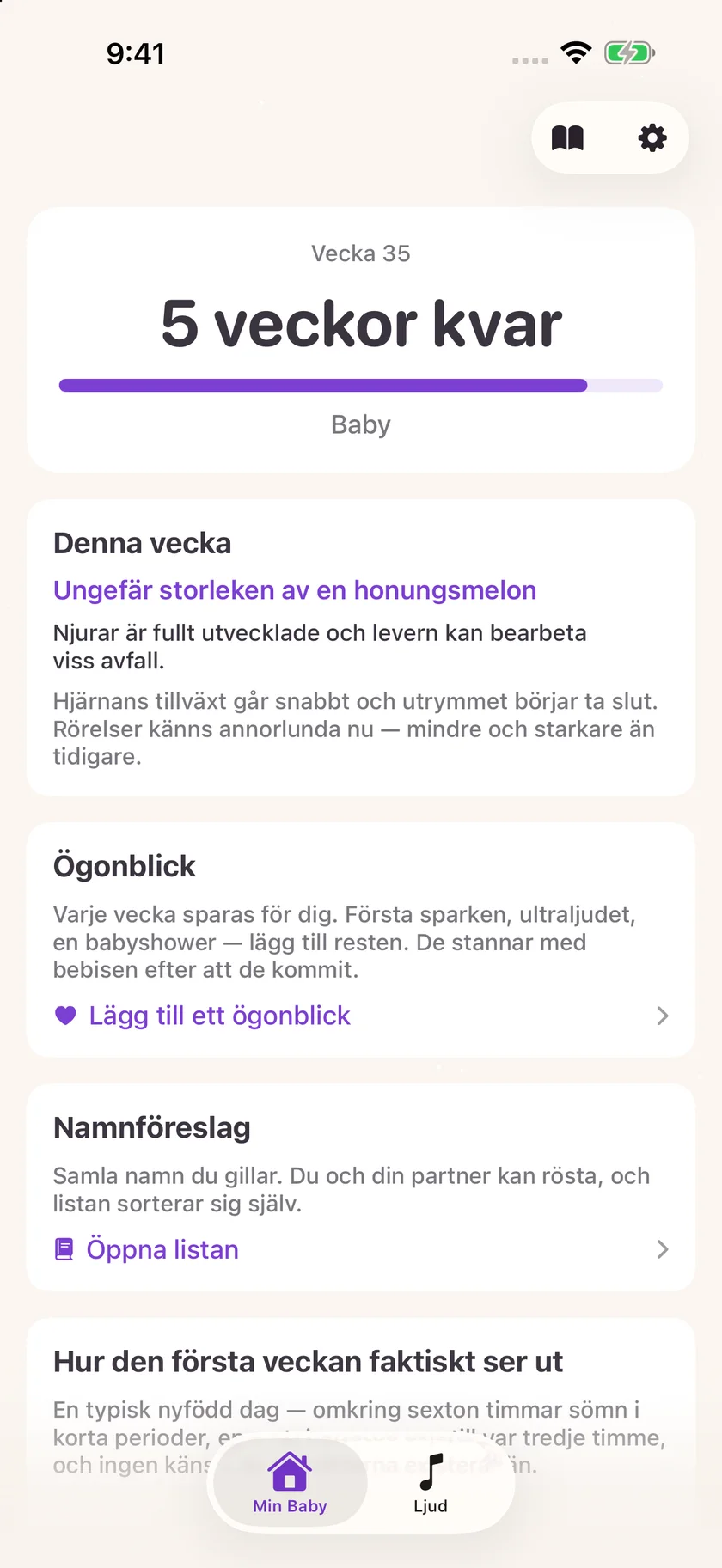 Zuzu — Nedräkning till förlossning (sv)