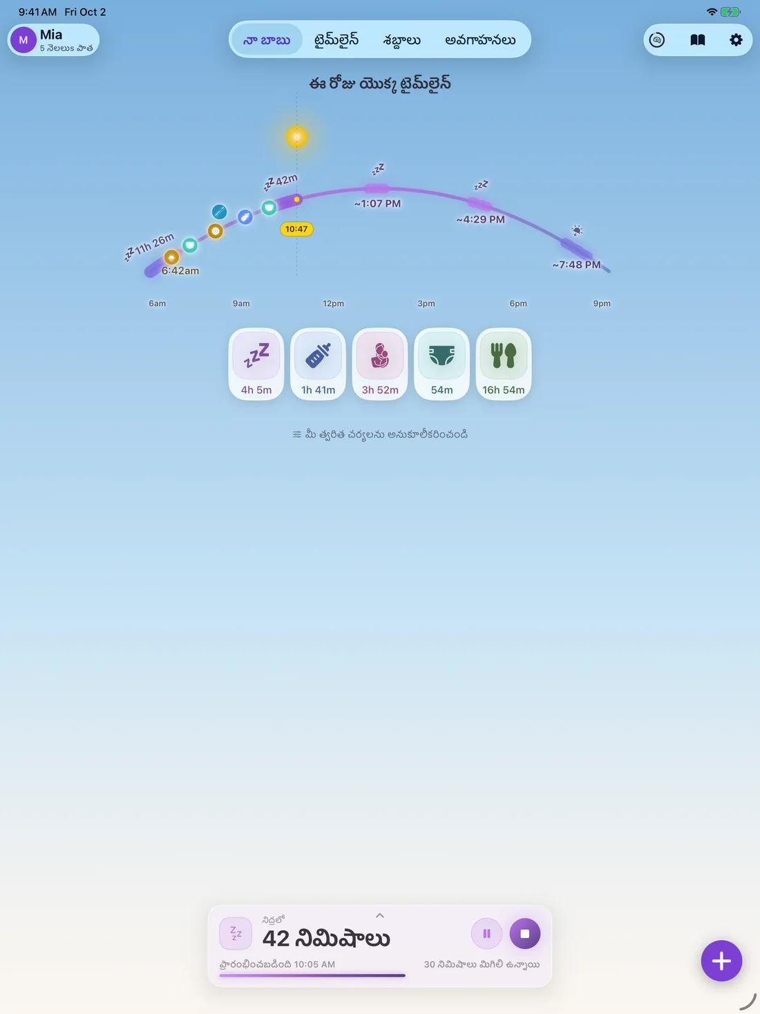 Zuzu on iPad — te