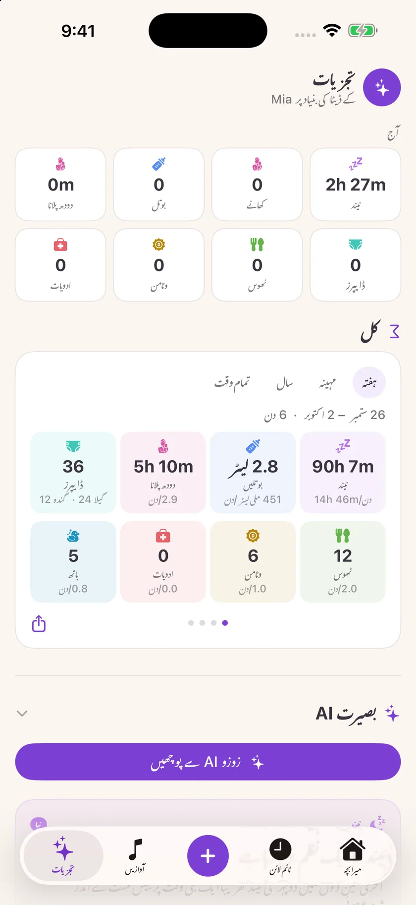Zuzu — بچے کی دیکھ بھال سے متعلق اہم معلومات (ur)