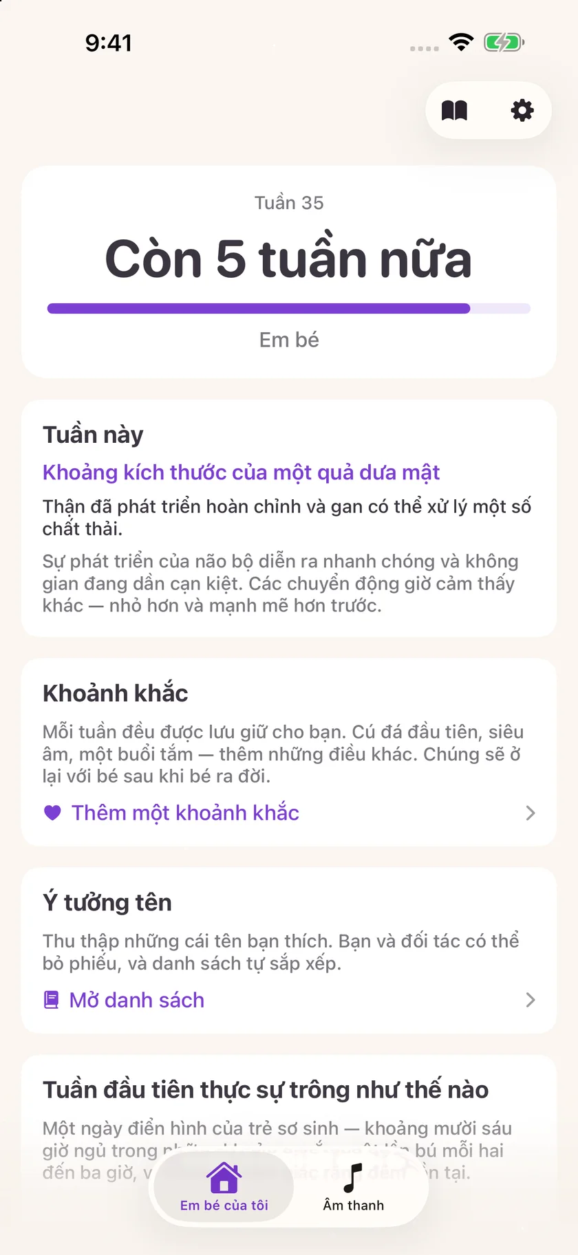 Zuzu — Đếm ngược thai kỳ (vi)