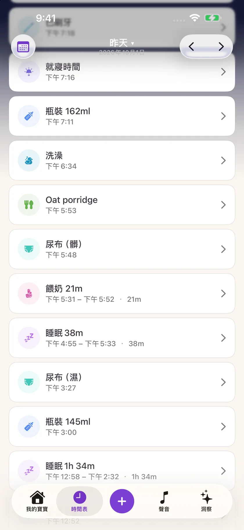 Zuzu — 睡眠與清醒時間 (zh-HK)